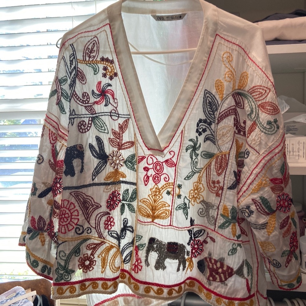 Zara boho shirt!